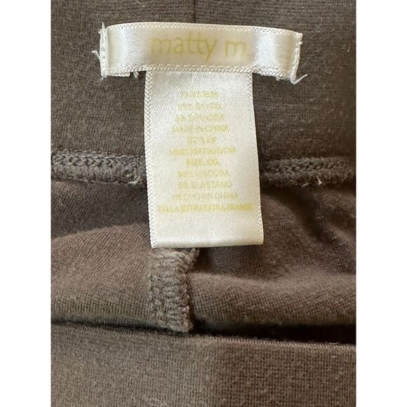 Matty M Women's Olive Green Comfort Joggers Size XXL Stretch Pockets Plus Size - Picture 2 of 3